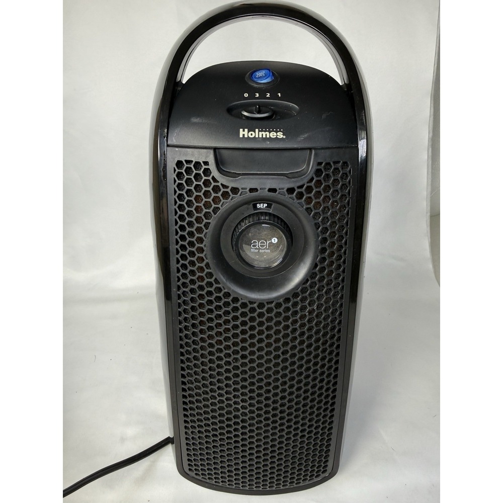 Holmes aer 1 Mini Tower True HEPA Air Purifier with Air Ionizer HAP9415 Tested